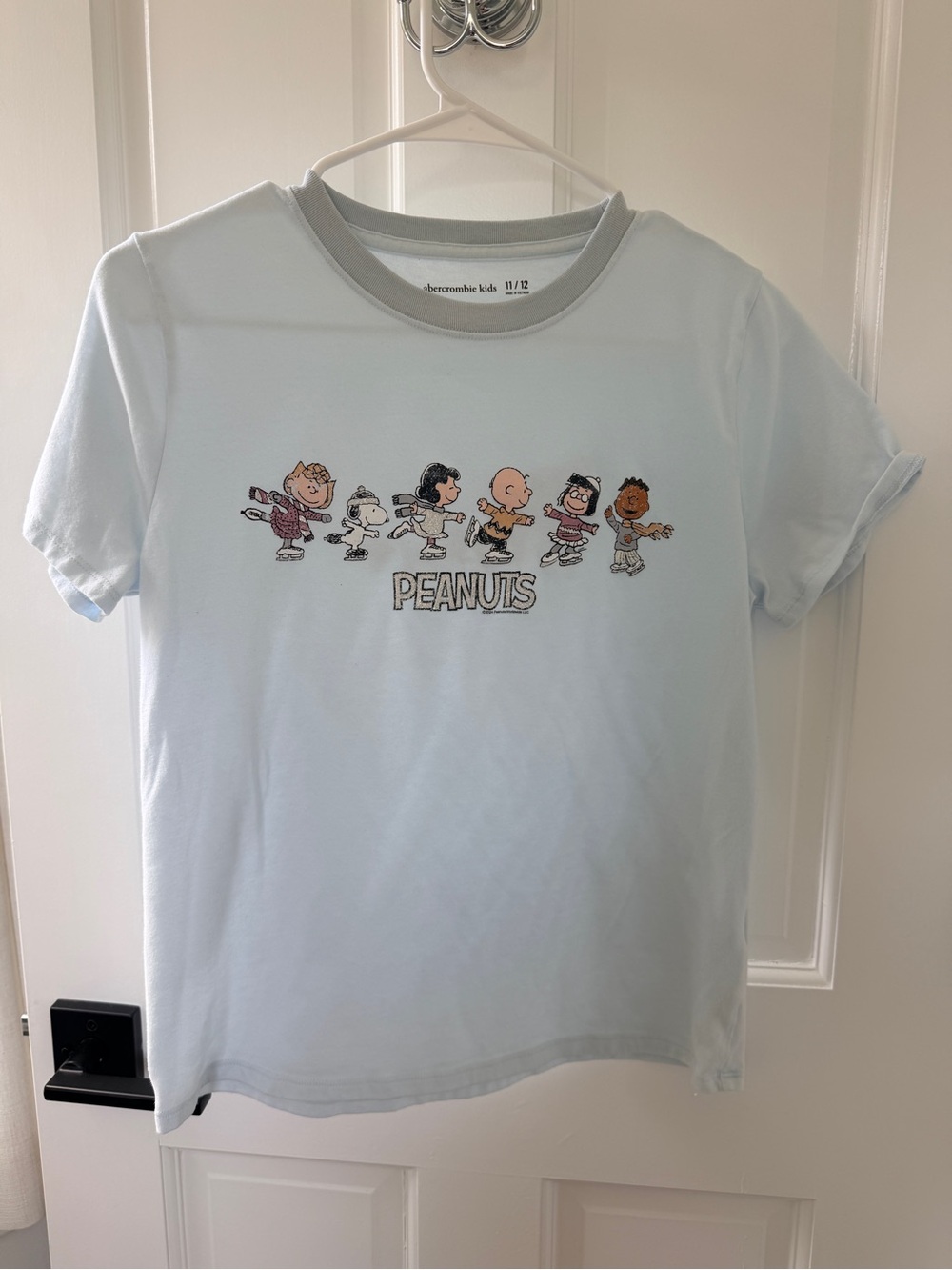 abercrombie kids Light Blue Peanuts Character Tee
